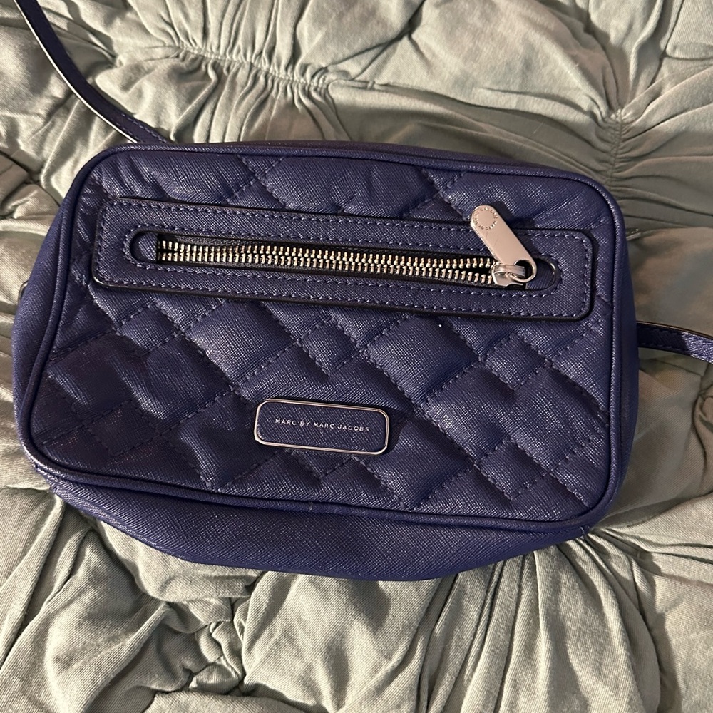 Marc by Marc Jacobs Quilted Blue Crossbody Bag